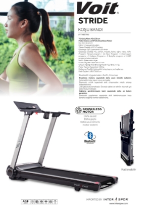 Picture of Voit Stride Otomatik Eğimli Katlanabilir Koşu Bandı